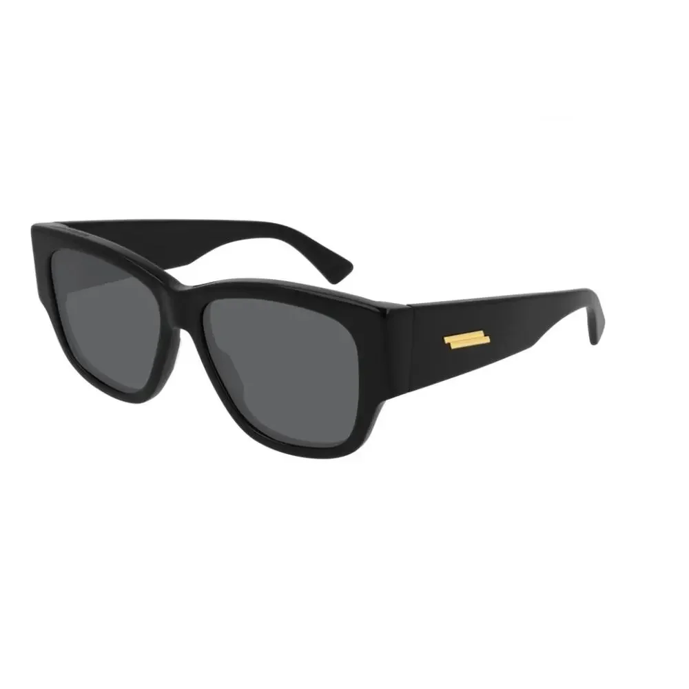 Bottega Veneta BV1026S Black Oversized Bold Square Sunglasses NIB